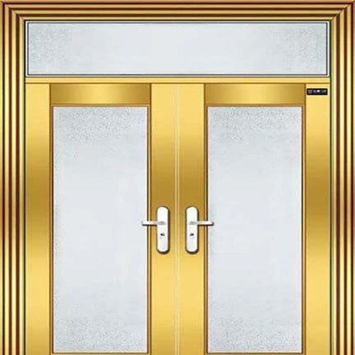 防火門價(jià)格多少錢(圖1) 金色防火玻璃門.jpg